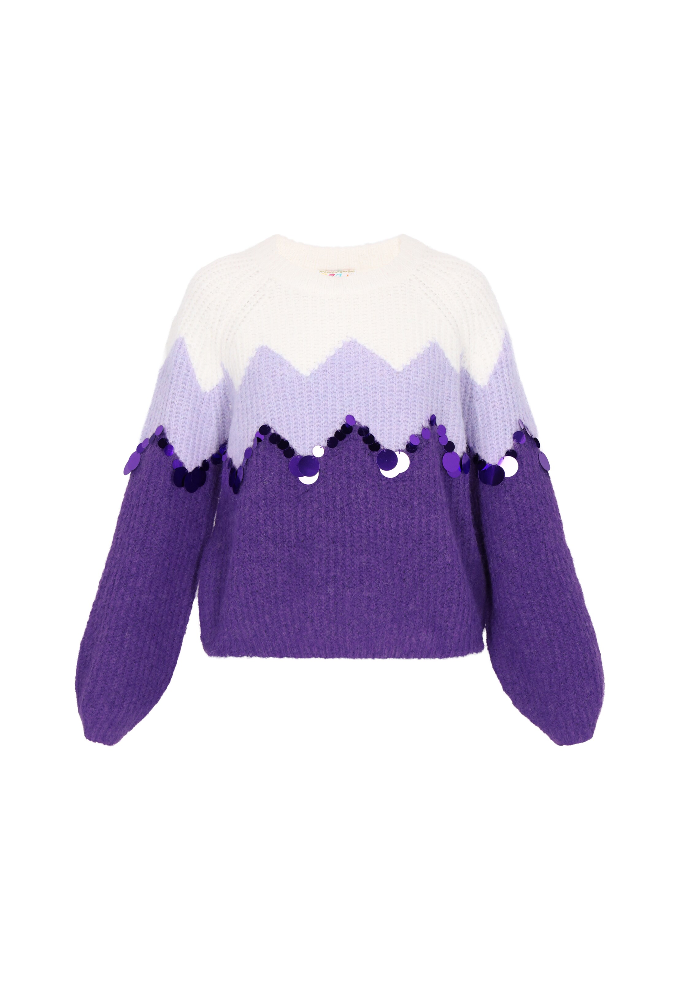 IZIA Sweater in Purple: front