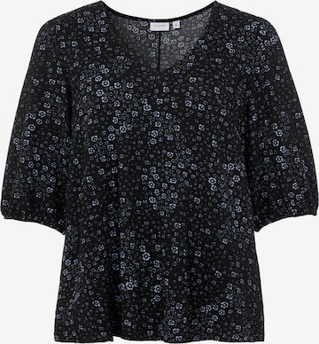 EVOKED - Blusa en negro: frente