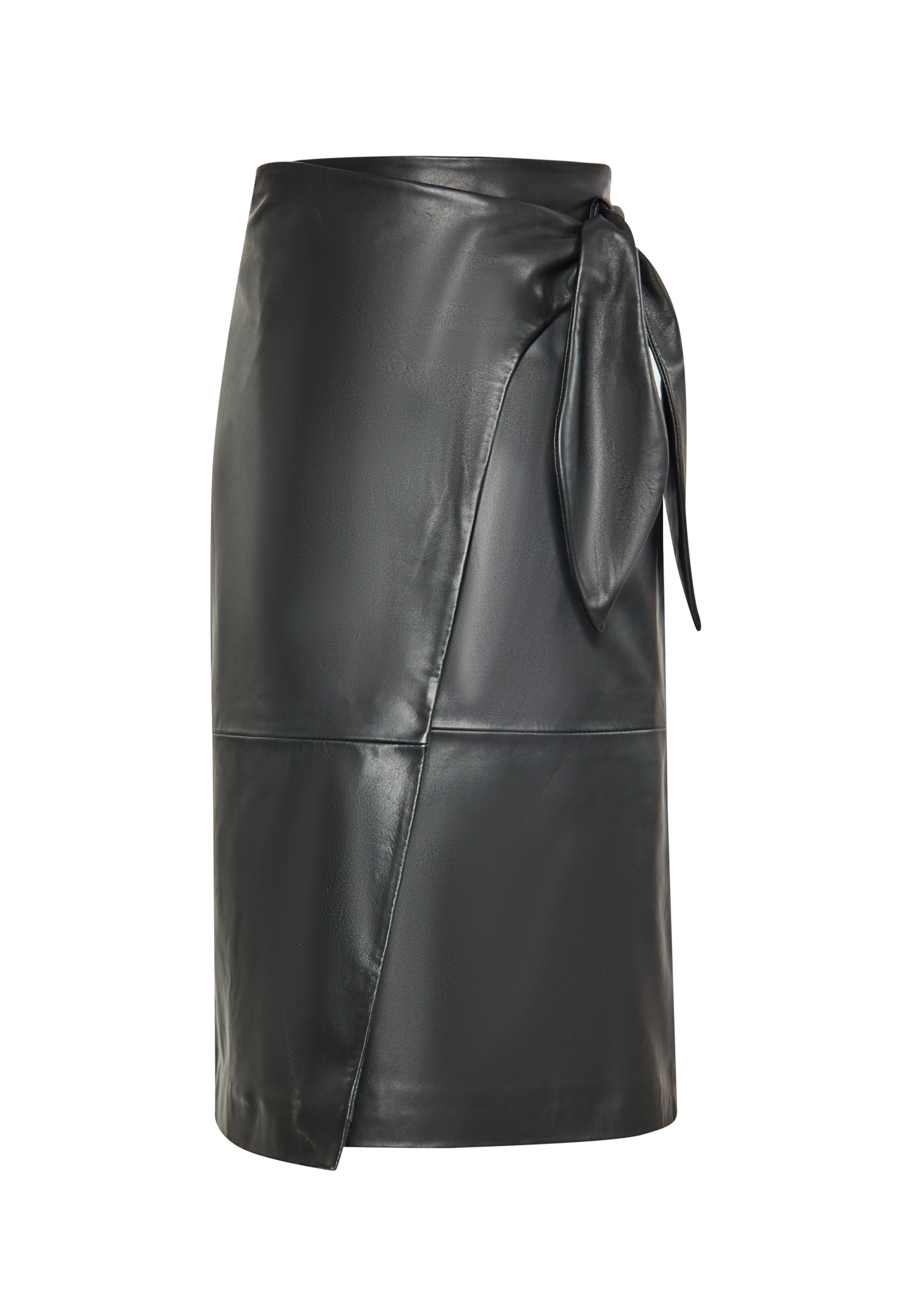 Fustă de la faina pe negru: față