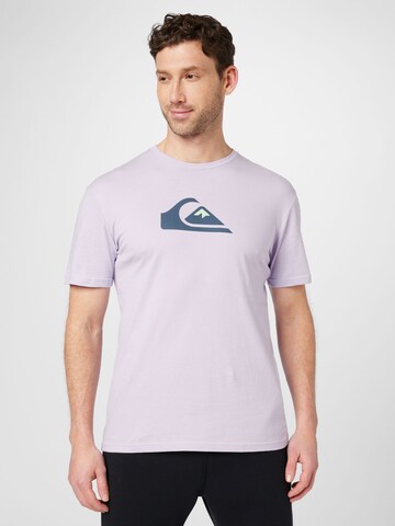 T-Shirt QUIKSILVER en violet : devant