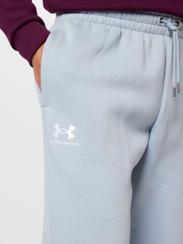 UNDER ARMOUR Tapered Παντελόνι φόρμας 'Essential' σε μπλε