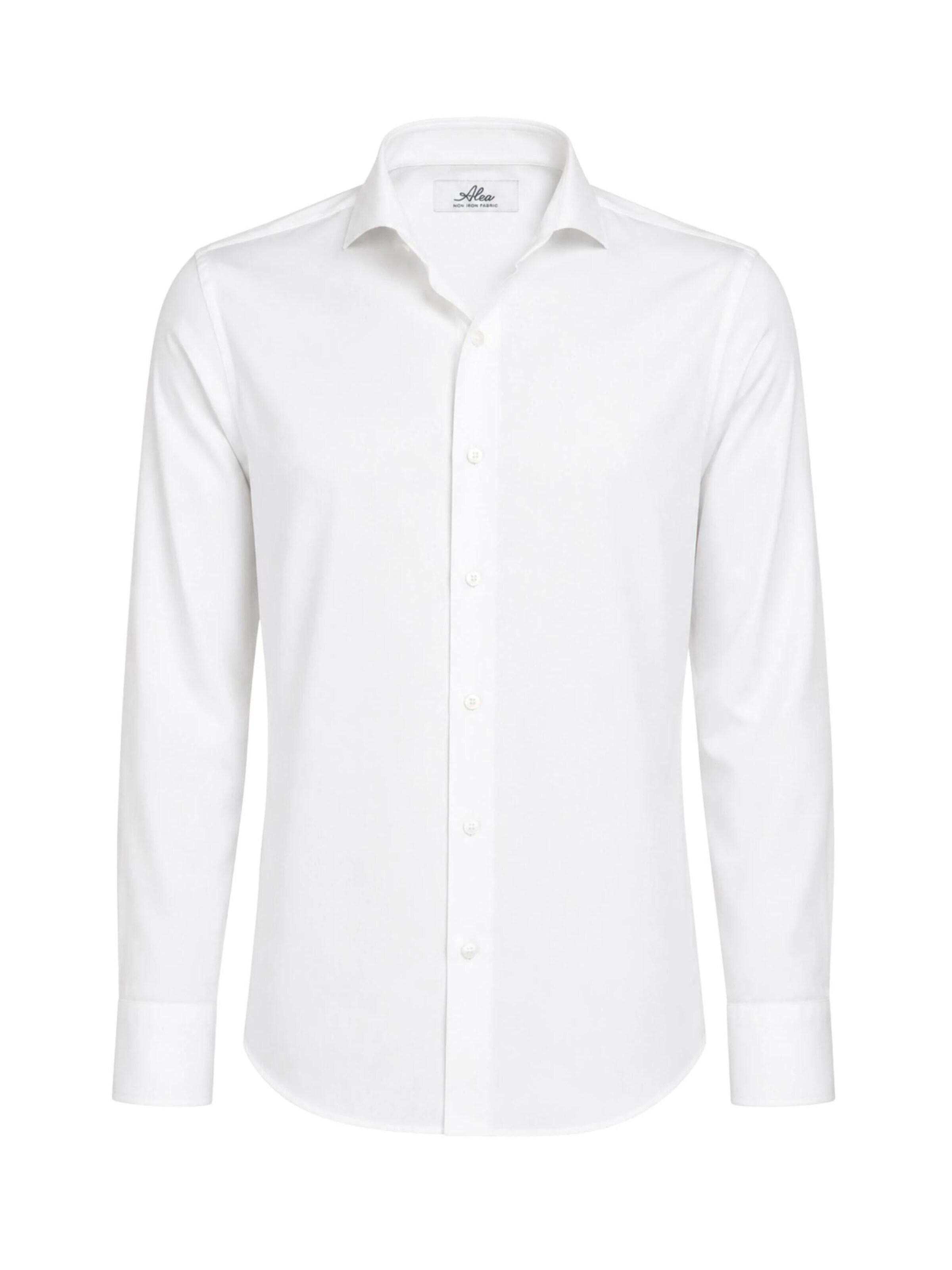 ALEA Regular Fit Hemd 'ALEA CAMICIA SLIM FIT CAMICIA'‌‌‌‌ in Weiß: Vorderseite