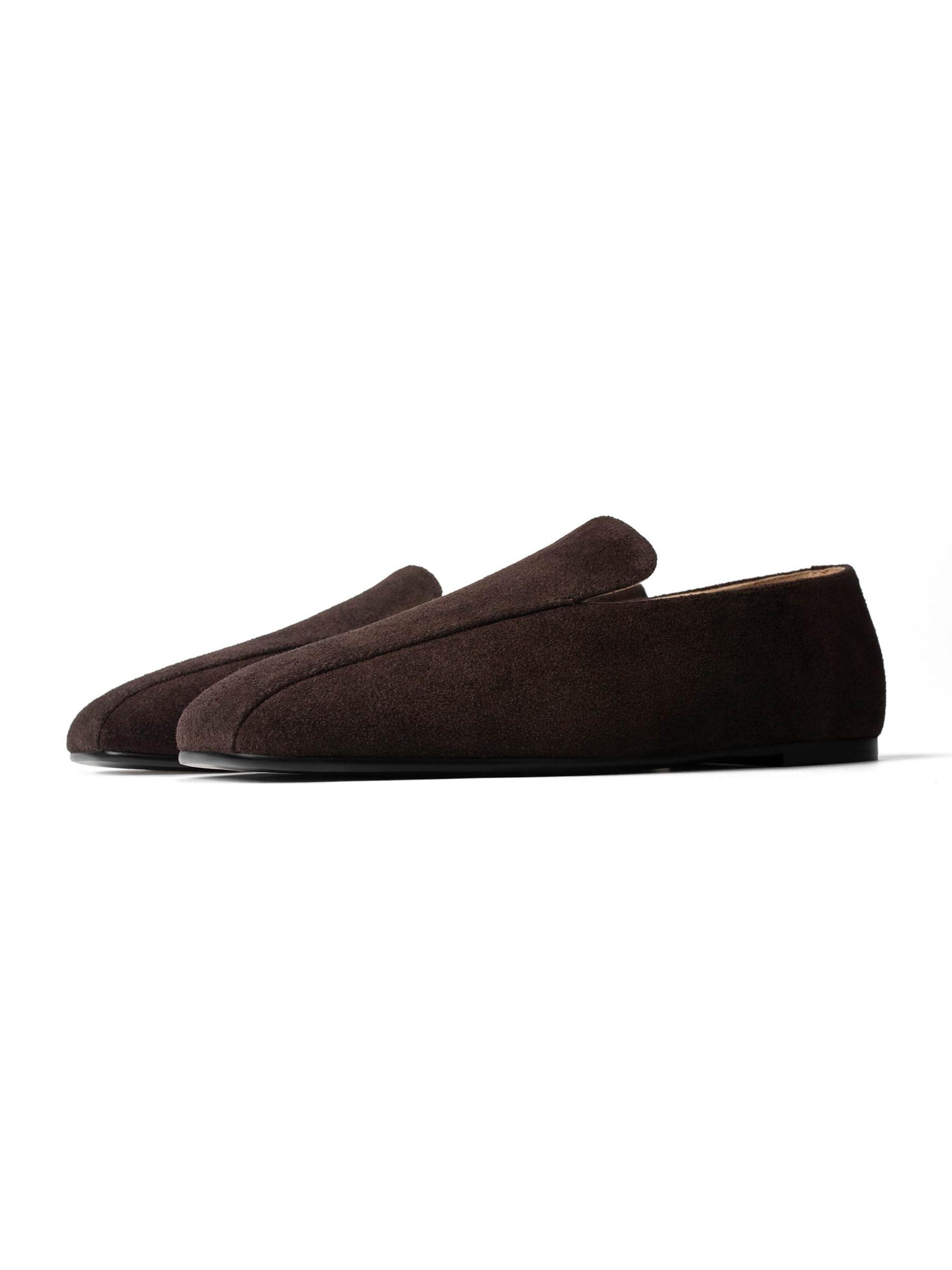 L37 HANDMADE SHOES Slip-ons 'JUST BEFORE THE SUNSET' in Brown