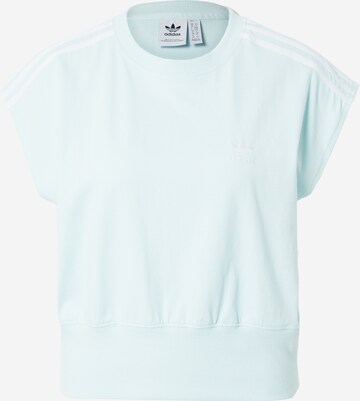 ADIDAS ORIGINALS T-Shirt 'Waist Cinch' in Blau: predná strana