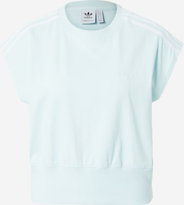 T-shirt 'Adicolor Classics Waist Cinch' ADIDAS ORIGINALS en bleu : devant