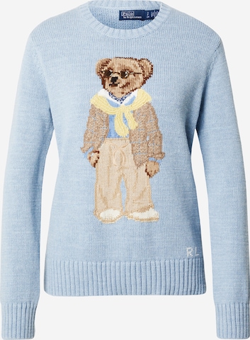 mėlyna Polo Ralph Lauren Megztinis: priekis