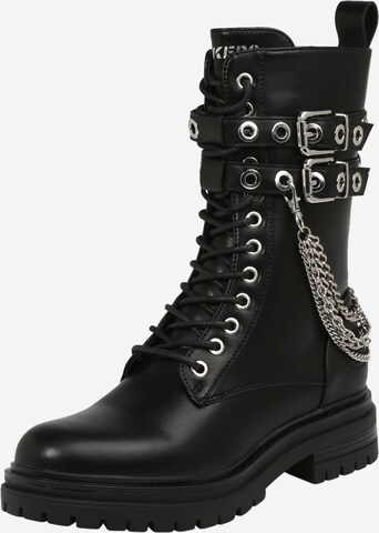 Dockers by Gerli Lace-Up Ankle Boots in Black: front