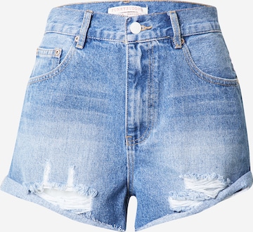 Funky Buddha Regular Jeans in Blauw: voorkant