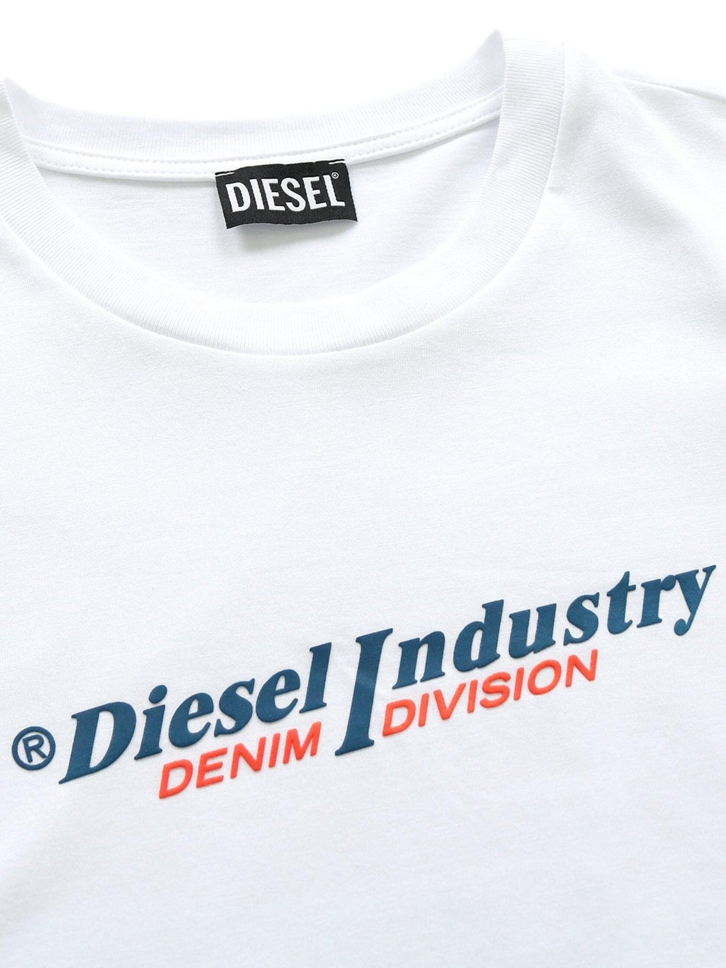 T-Shirt 'T-Diegor New Industries' DIESEL en blanc