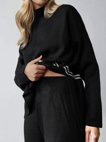 Pantalons de tailleur My fashion en noir