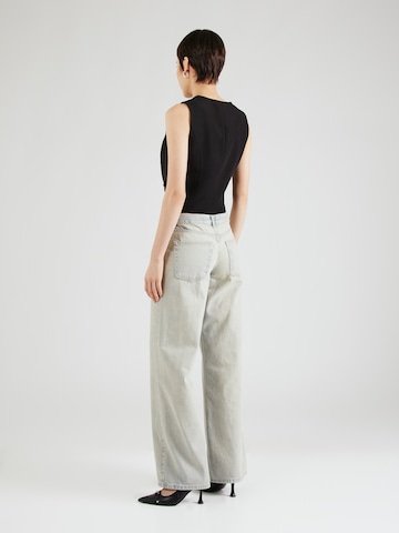 TOPSHOP Wide Leg Jeans in Blau