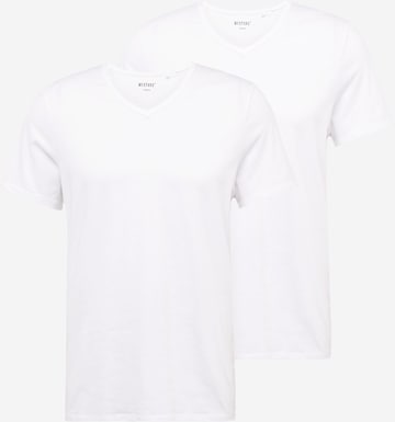 MUSTANG Μπλουζάκι 'Amado' σε λευκό: μπροστά