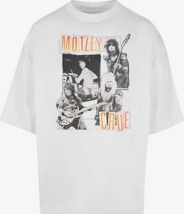 T-Shirt 'Motley Crue - Vintage Punk Collage' Merchcode en blanc : devant