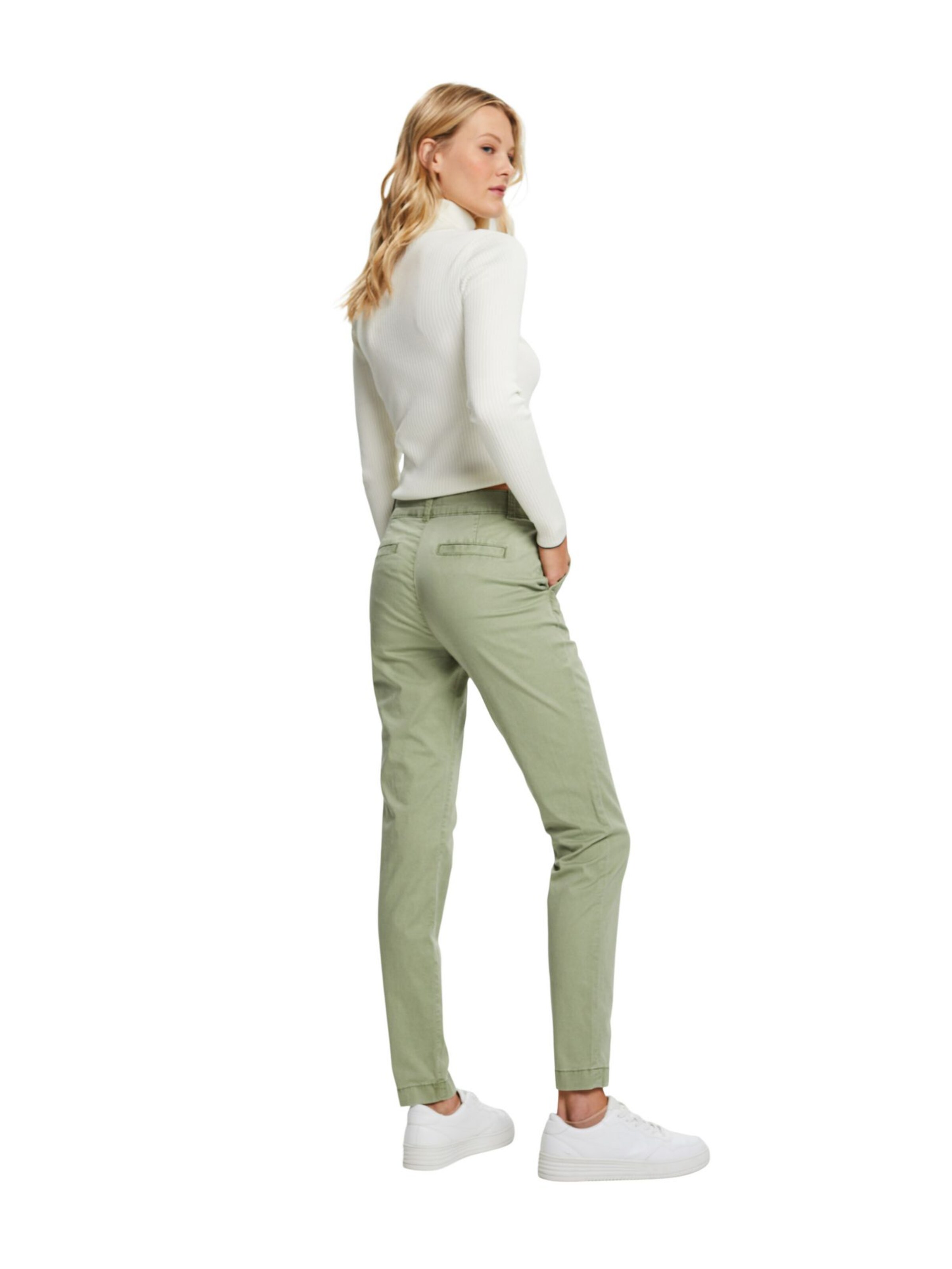 ESPRIT Обычный Штаны в Зеленый