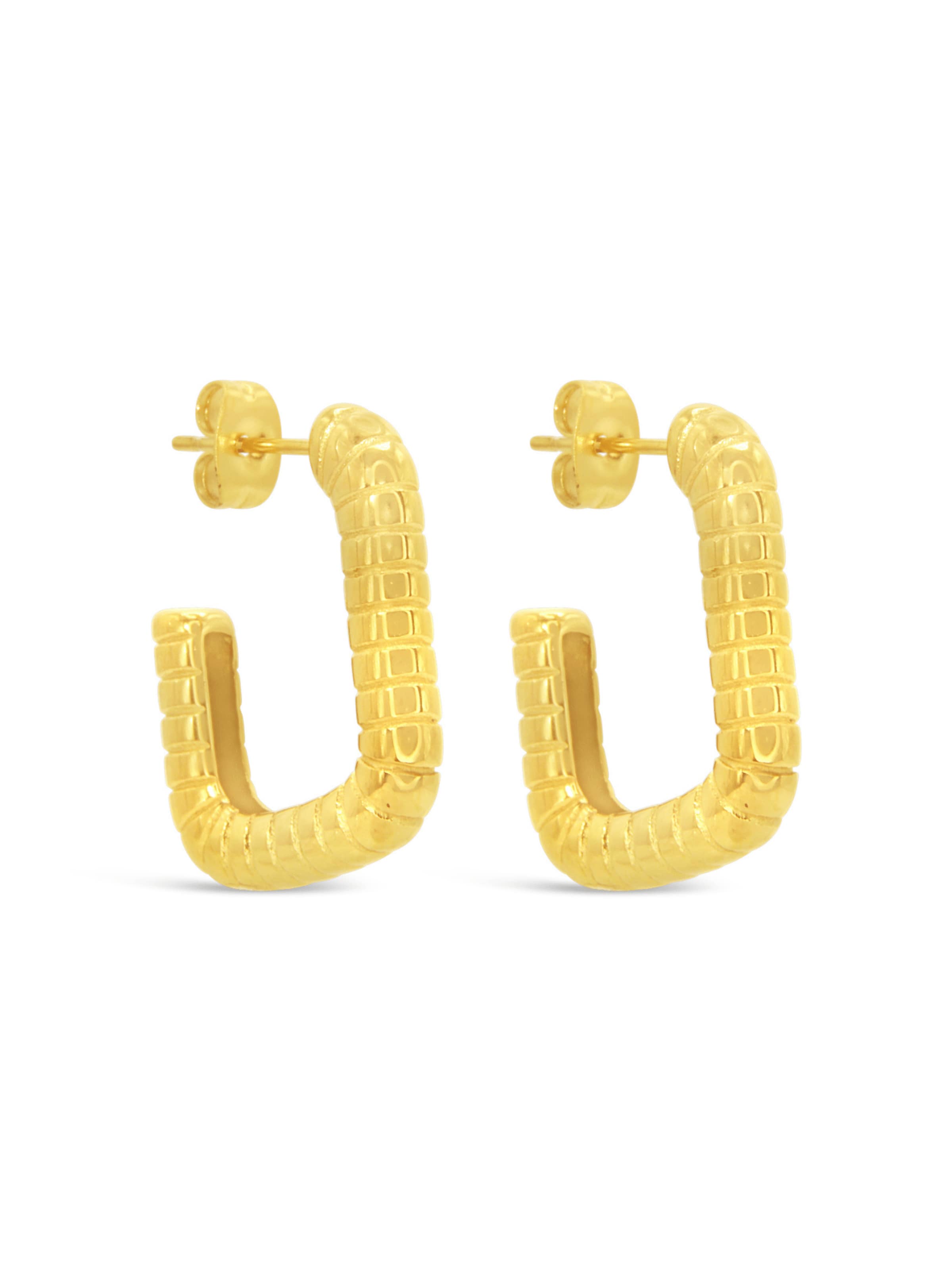 ARS-ARGENTI Earrings 'TRESOR' in Gold: front