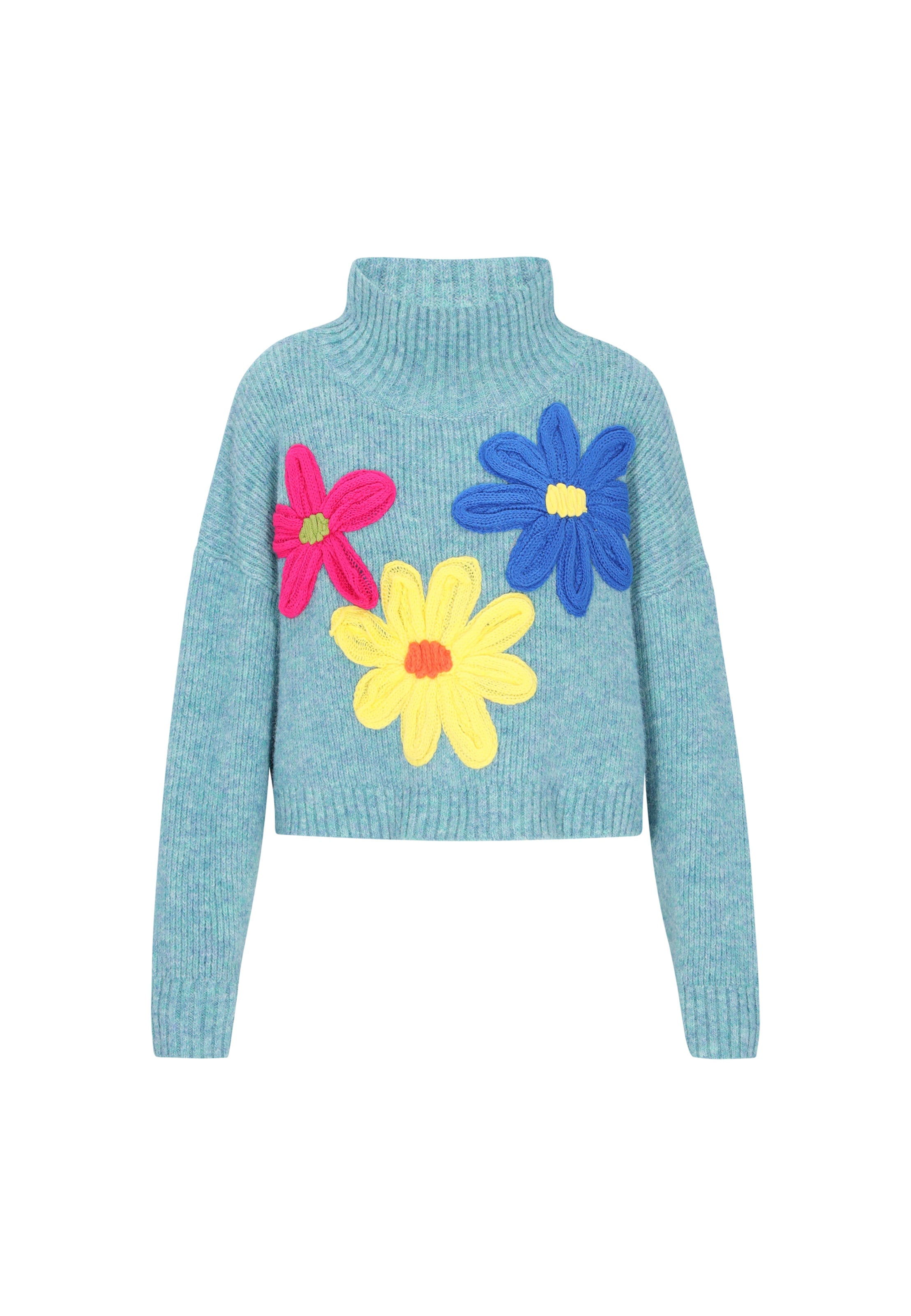 mėlyna IZIA Laisvas megztinis: priekis