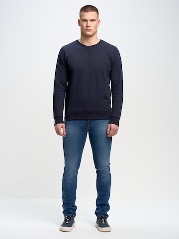 BIG STAR Sweatshirt  'MARLTONES ' in Blau