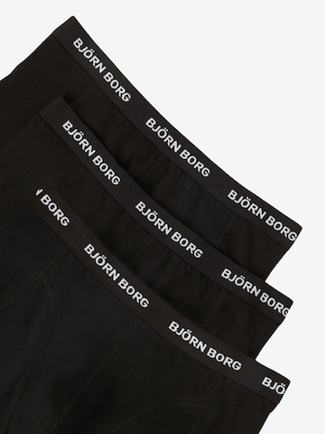 BJÖRN BORG Boxer shorts 'Solid' in Black