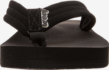 REEF T-Bar Sandals 'Cushion Breeze' in Black