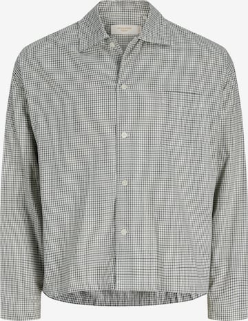 JACK & JONES Comfort fit Button Up Shirt 'JORAustin' in Grey: front