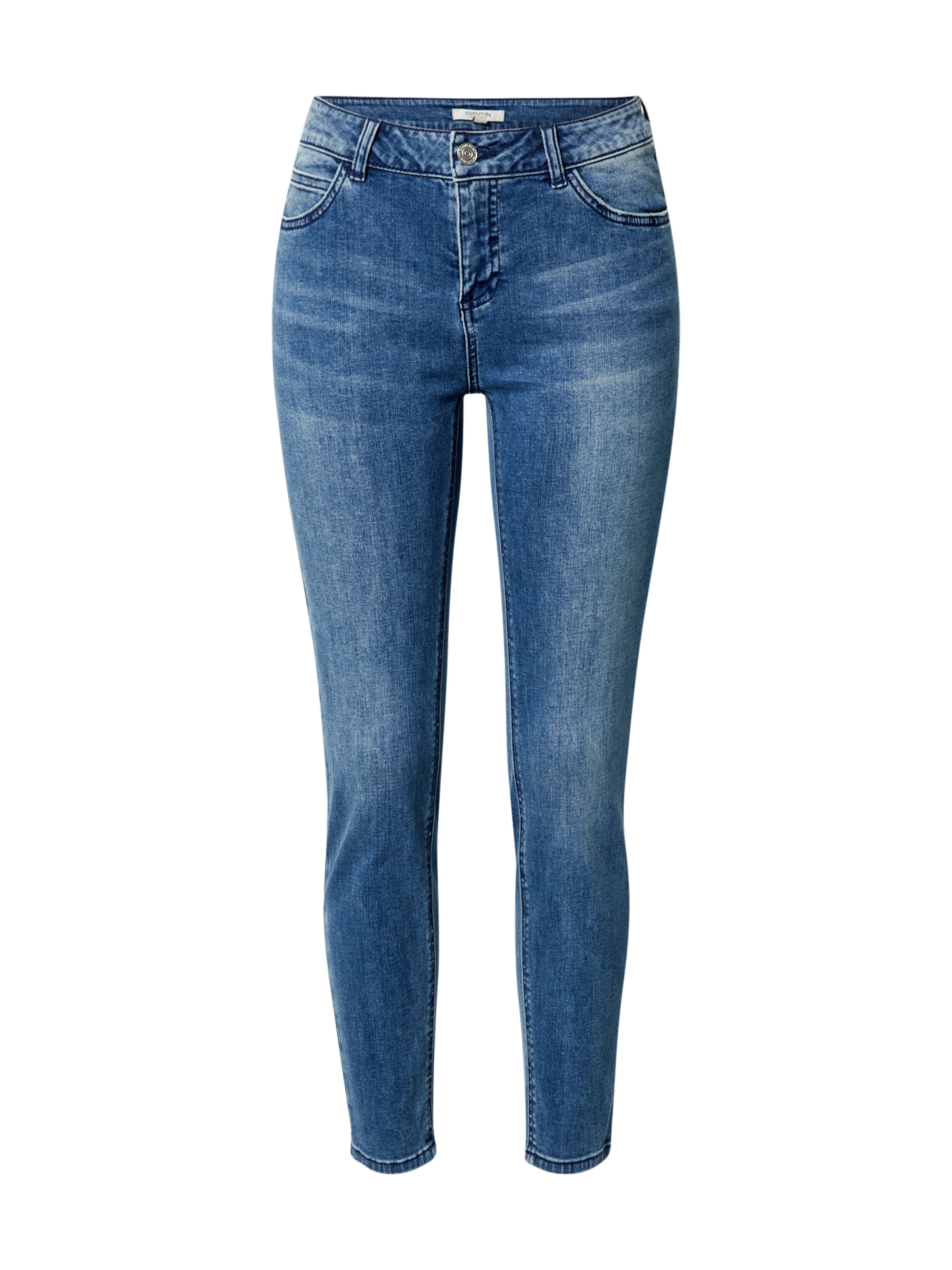 COMMA Slimfit Jeans in Blau: Vorderseite