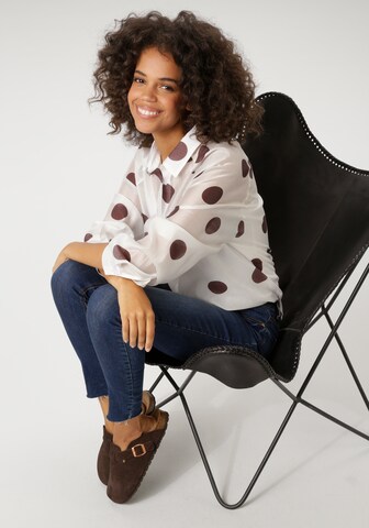 Aniston CASUAL Blouse in White