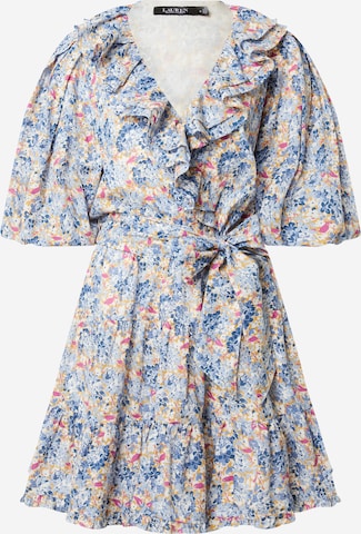 Robe 'KAFILAT' Lauren Ralph Lauren en bleu : devant