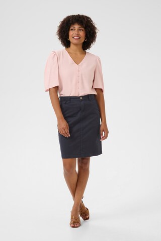 Gonna 'Berta' di Cream in blu