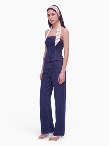 Haut hzl the label en bleu