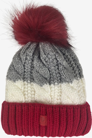 Kumixi Mütze 'Bommelmütze' in Rot: Vorderseite