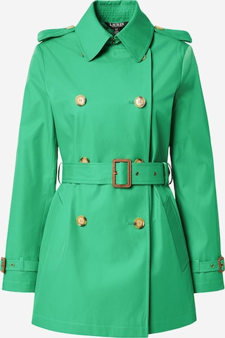 Cappotto di mezza stagione di Lauren Ralph Lauren in verde: frontale