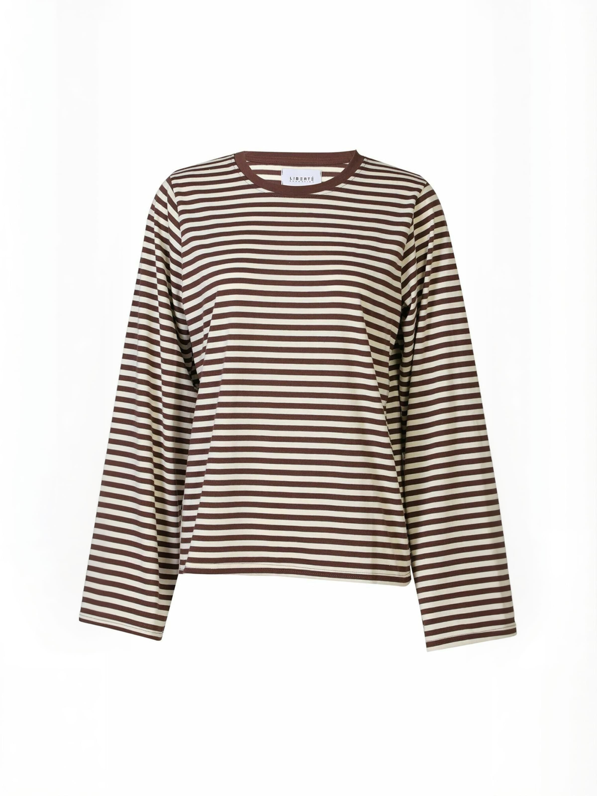 Liberte Essentiel - Top ' NALIA ' en marrón: frente