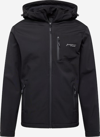 JACK & JONES Jacke 'Tyson' in Schwarz: predná strana