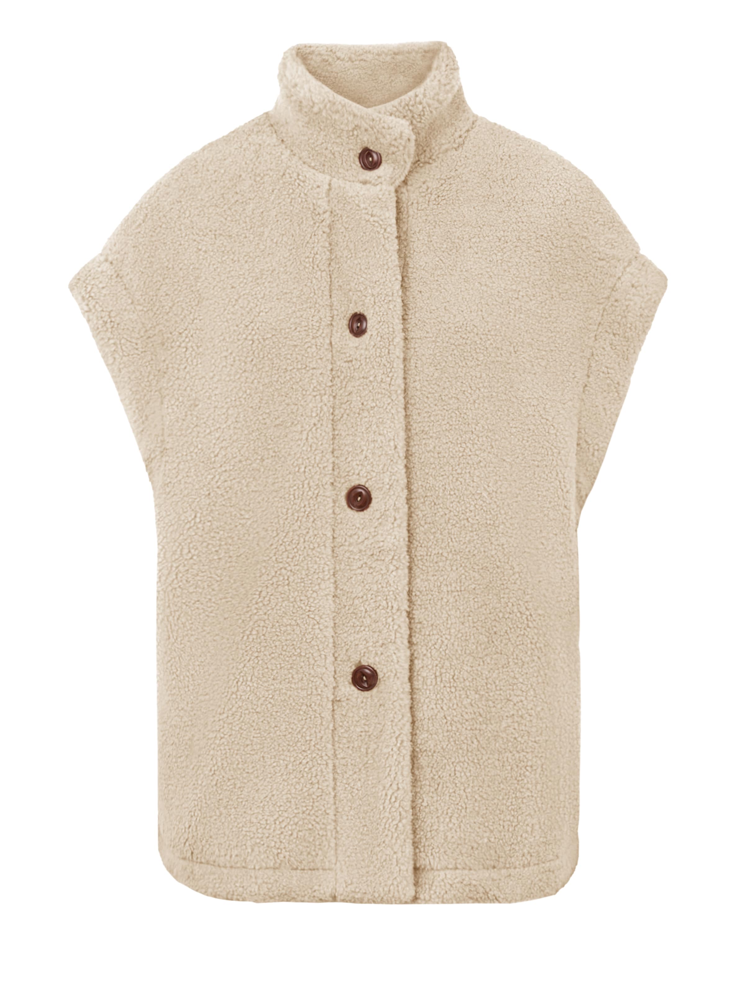 Imily Bela Bodywarmer in Beige: voorkant