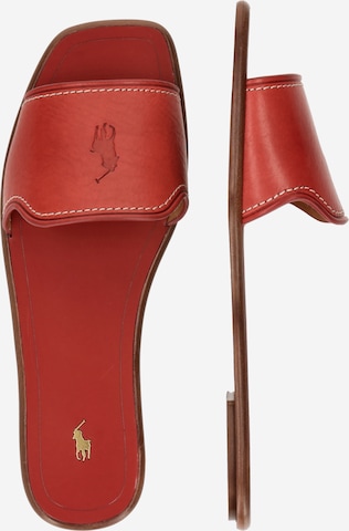 Mule Polo Ralph Lauren en rouge