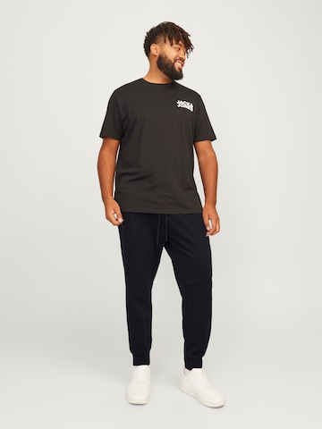Effilé Pantalon 'JJFUSION' Jack & Jones Plus en noir
