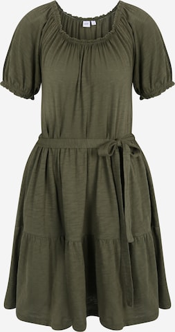Gap Petite Платье в Зеленый: спереди