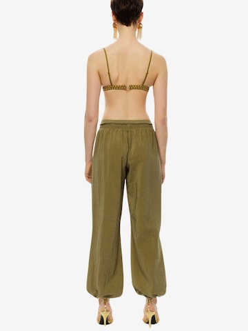 Wide Leg Pantalon NOCTURNE en vert