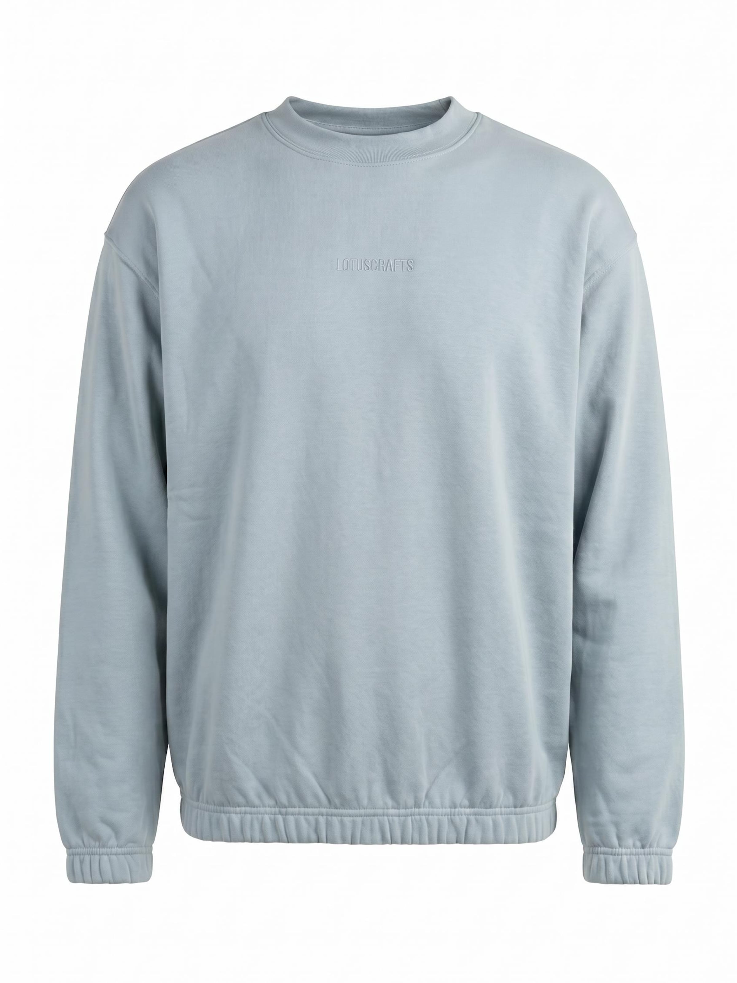 LOTUSCRAFTS Sportsweatshirt 'FEND'‌‌ in S in taubenblau, Produktansicht
