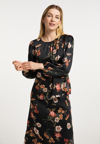 Usha Blouse in Black: front