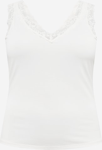 Vero Moda Curve Top 'EVABIA' in White: front