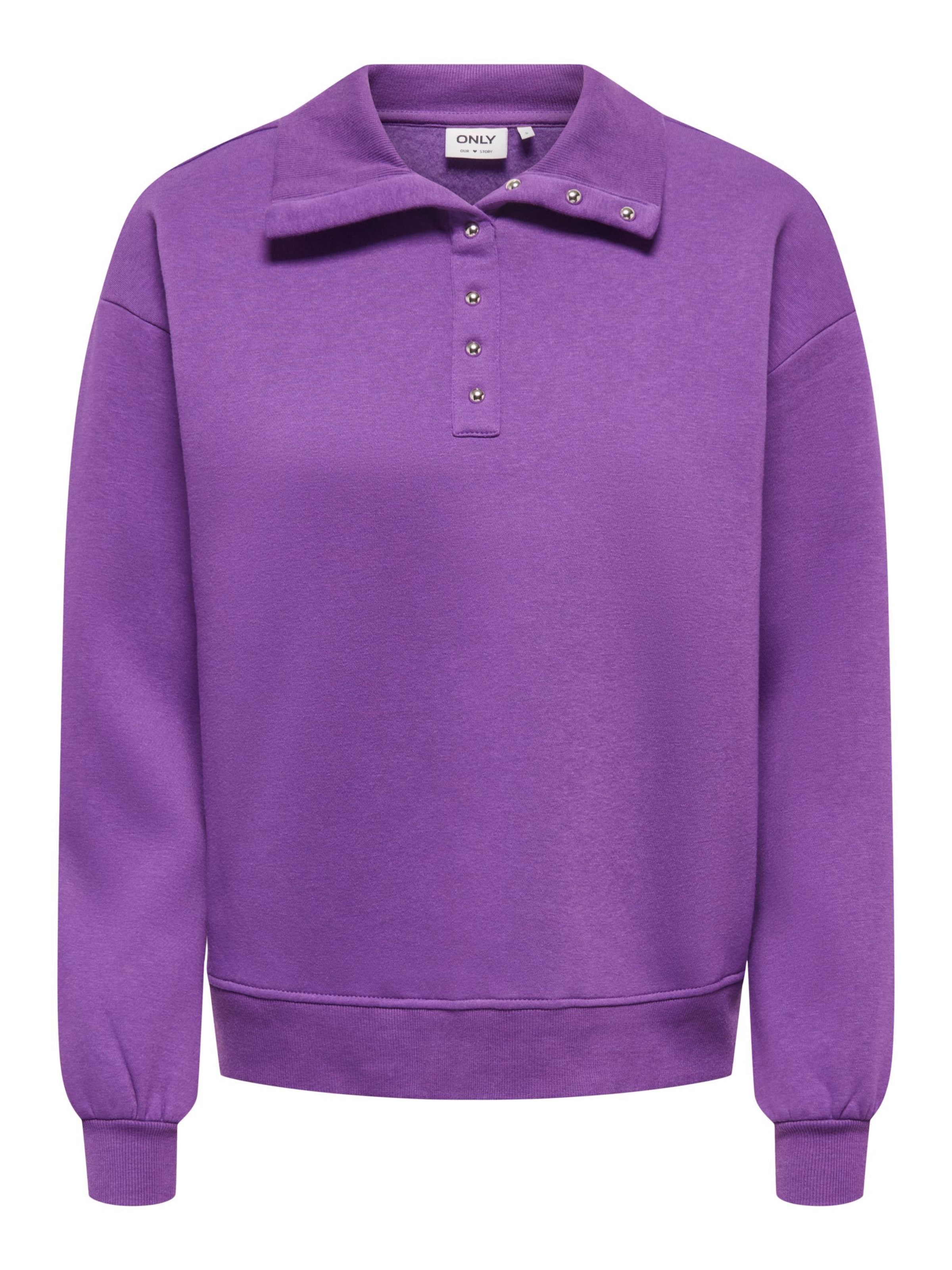 ONLY Sweatshirt 'ONLCoralie' i lilla: forside
