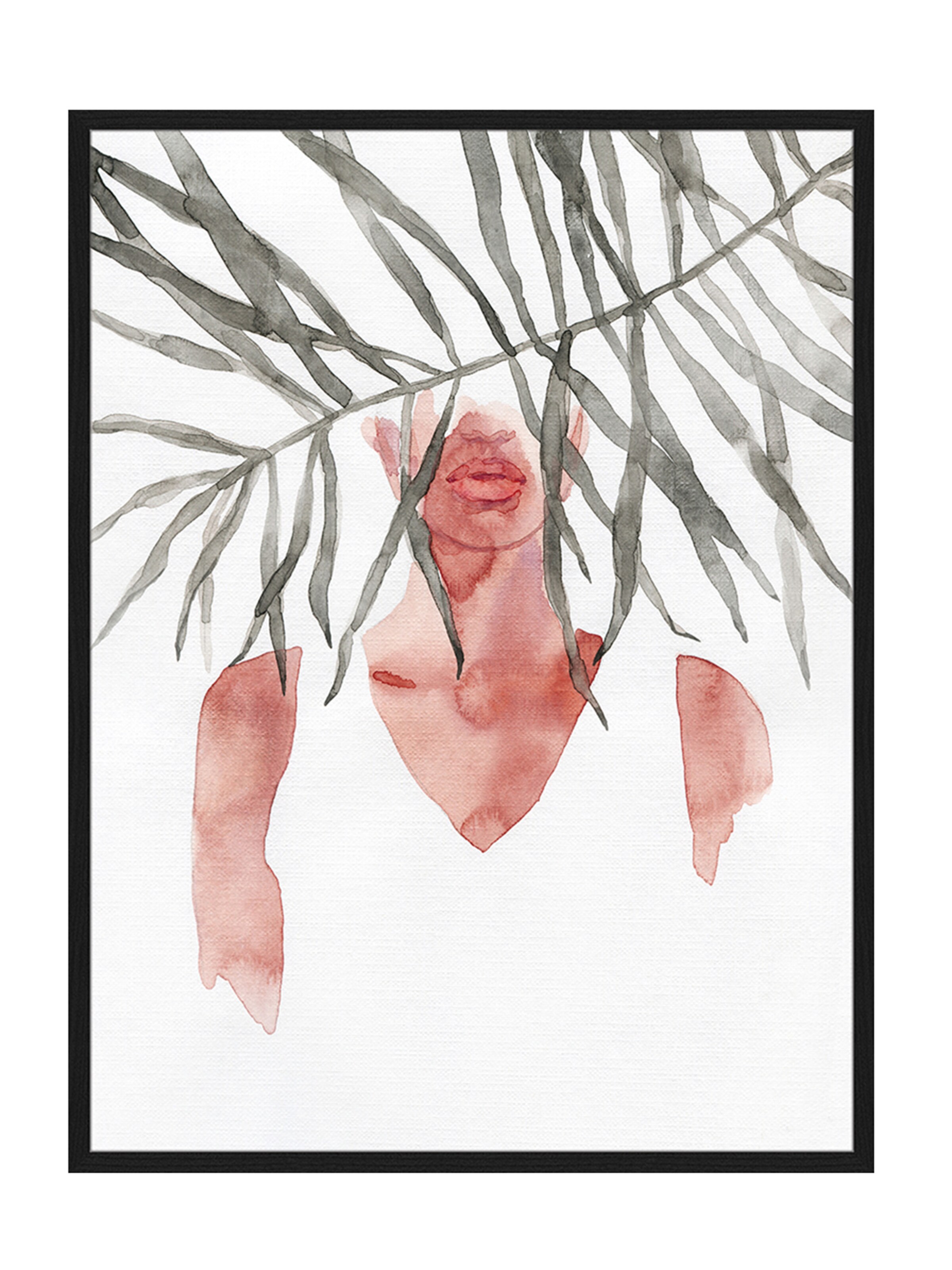 Liv Corday Bild 'Watercolor Beauty' in Schwarz: Vorderseite