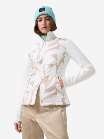 Bogner Fire + Ice Sportsweatjacke 'Hedda' in Weiß: Vorderseite