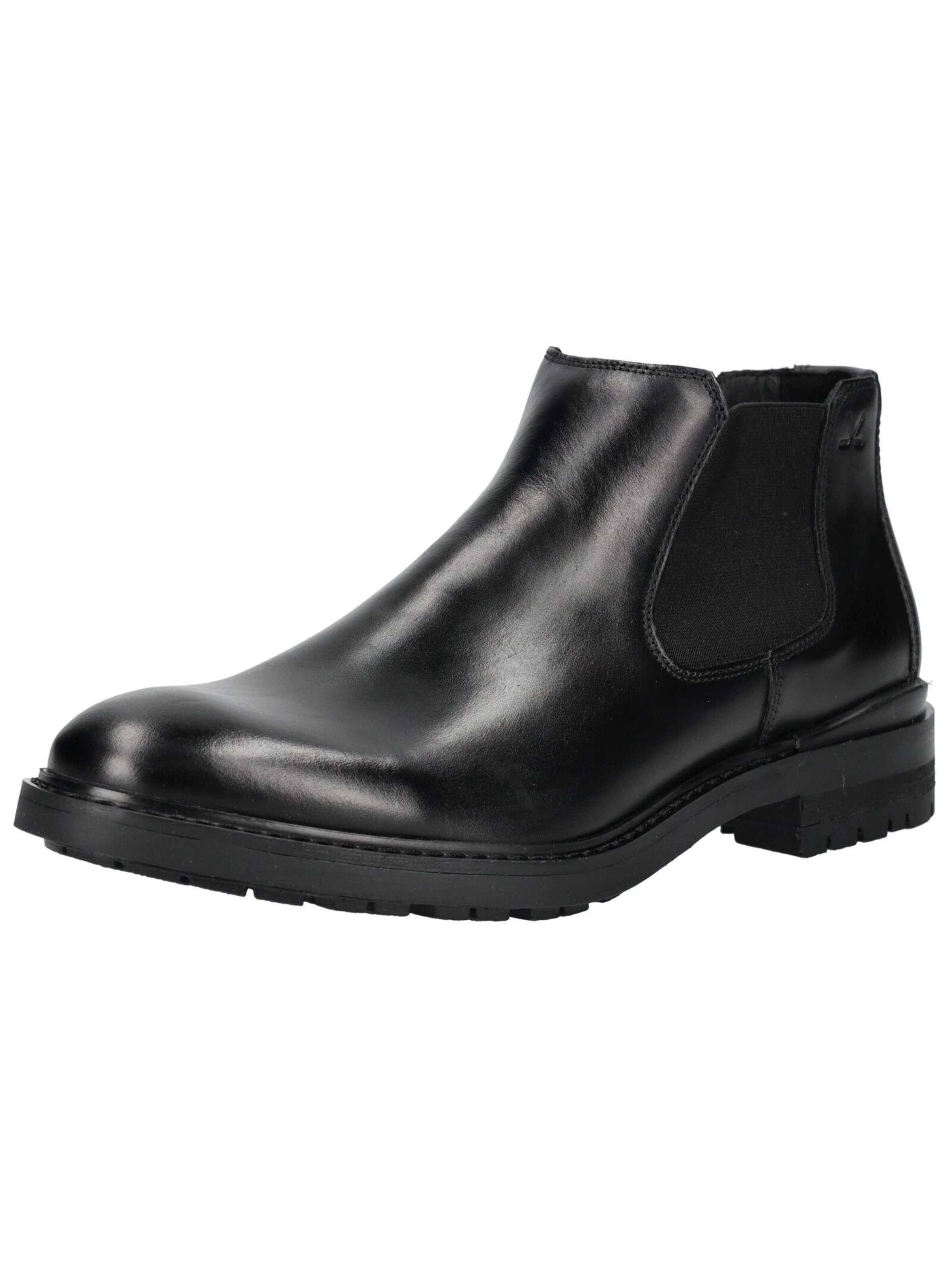Chelsea Boots LLOYD SELECTED en noir : devant