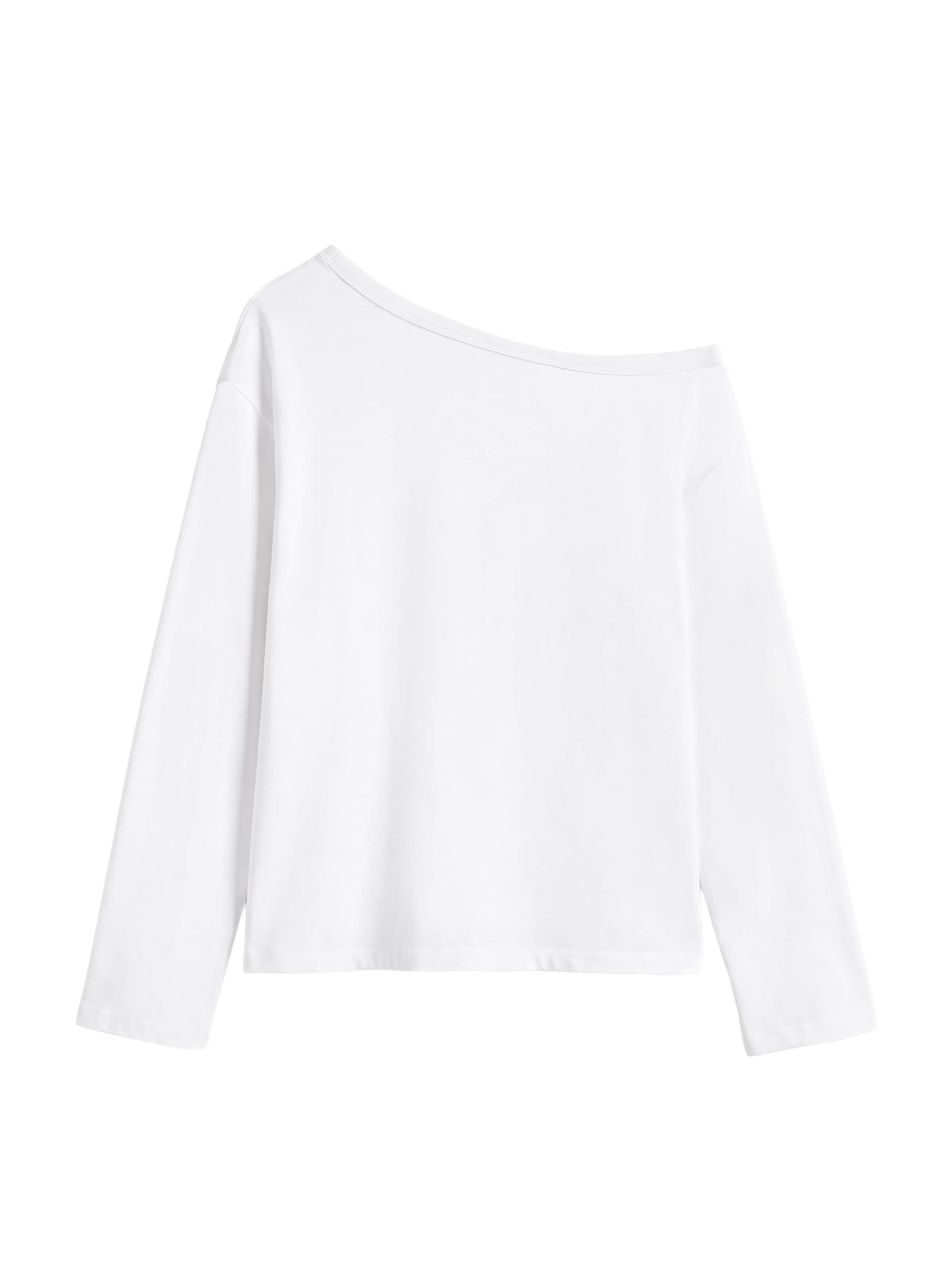 Pull&Bear Shirt in XS in weiß, Produktansicht