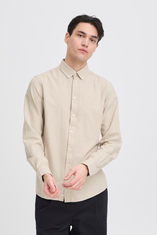 Casual Friday Regular fit Button Up Shirt ' CFAnton ' in Beige