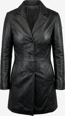 Manteau mi-saison 'Carla' Agamaa en noir : devant