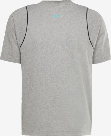Reebok Funkční tričko – šedá: přední strana