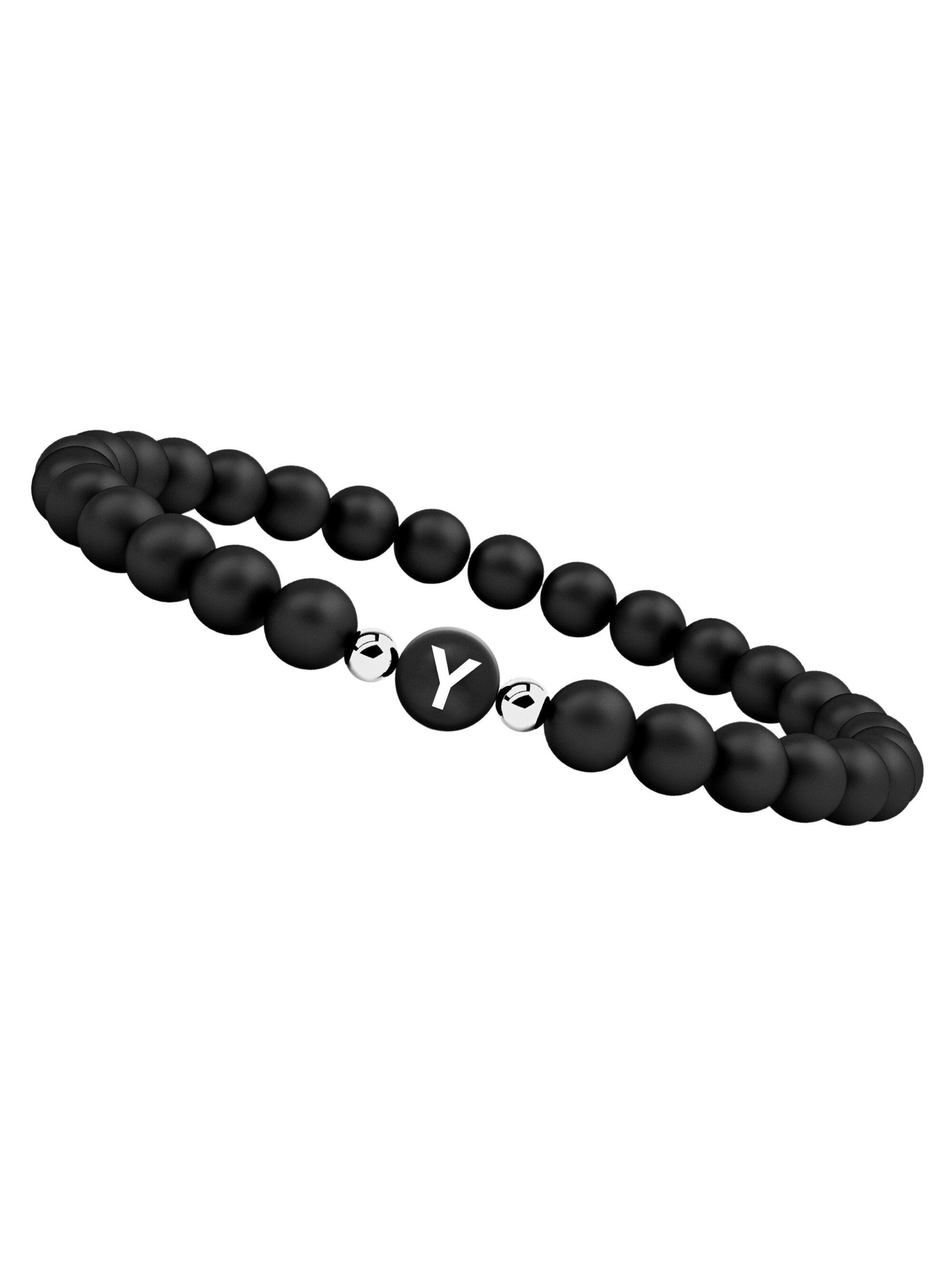 Bracelet GOOD.designs en noir : devant
